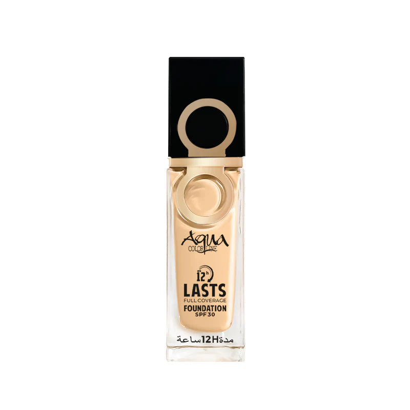 Aqua Color 24H Last Full Coverage Foundation - 25ml Aqua Color Line