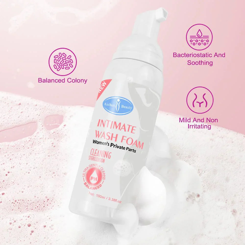 AICHUN BEAUTY Intimate Foam Wash For Women's Private Parts - 100ml Aichun Beauty