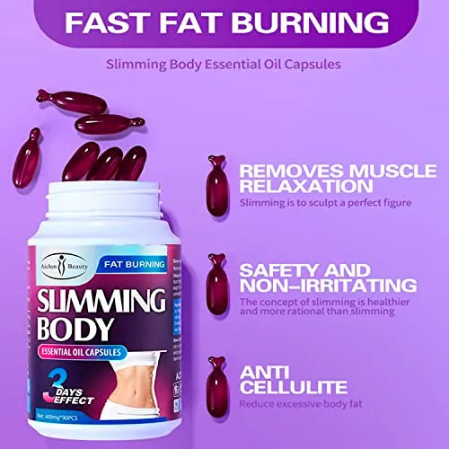 AICHUN BEAUTY Slimming Body Essential Oil Capsules 400mgx90pcs Aichun Beauty