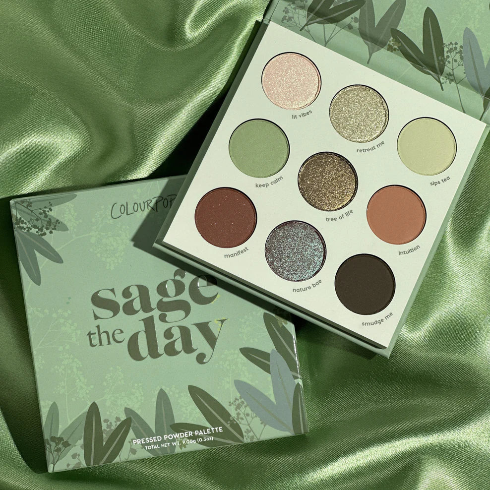 Colour Pop Sage The Day Eyeshadow Palette (9 Colors) Colour Pop