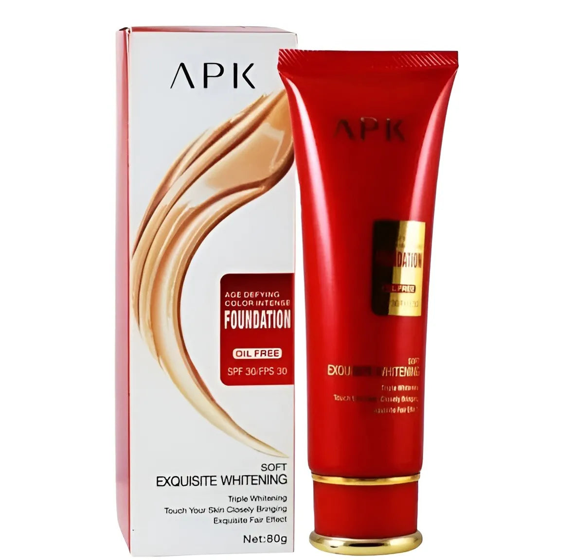 APK Cosmetics Full Cover Liquid Foundation SPF 30 - 80g APK