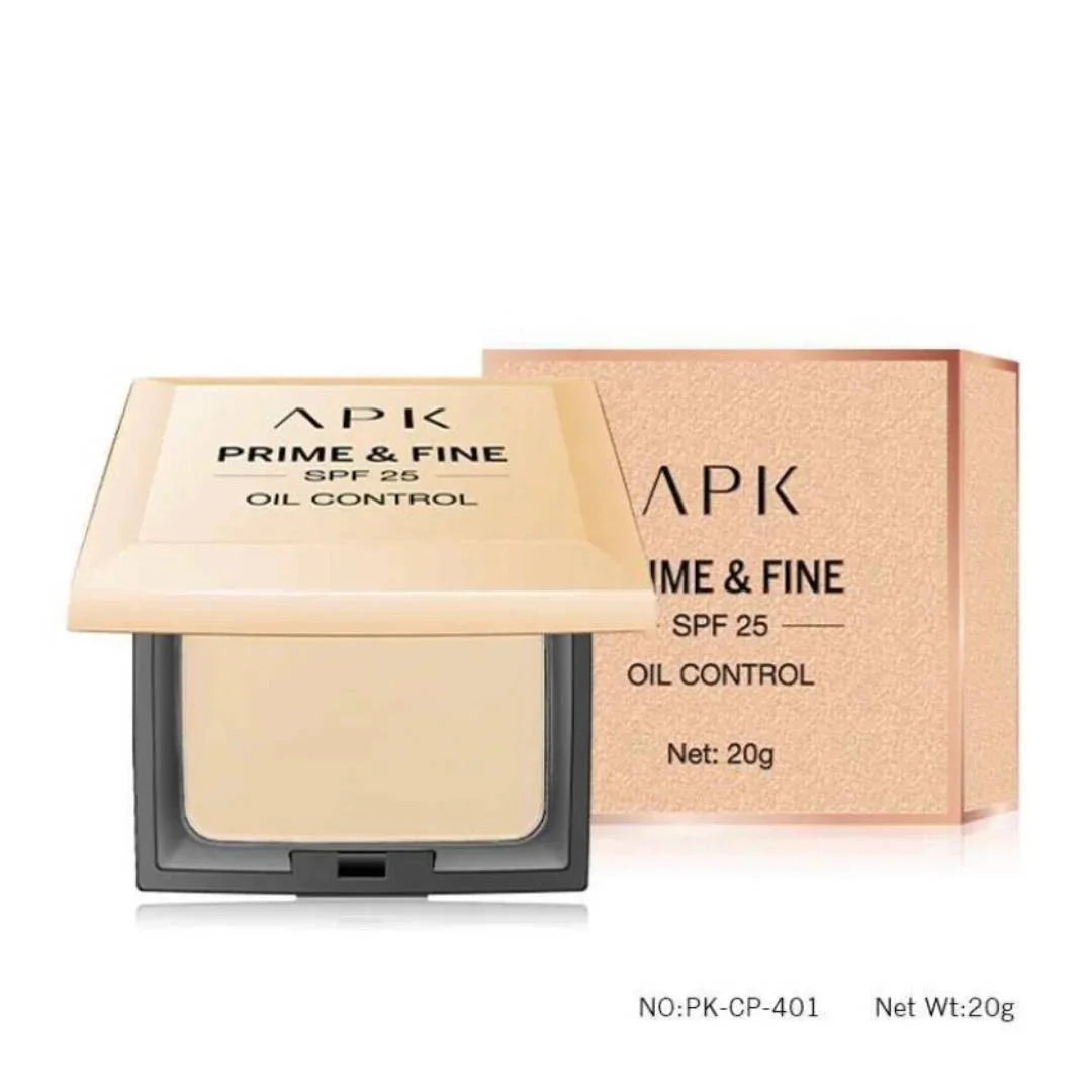 APK 2in1 Primer & Fine SPF25 Oil Control Powder - 20g APK