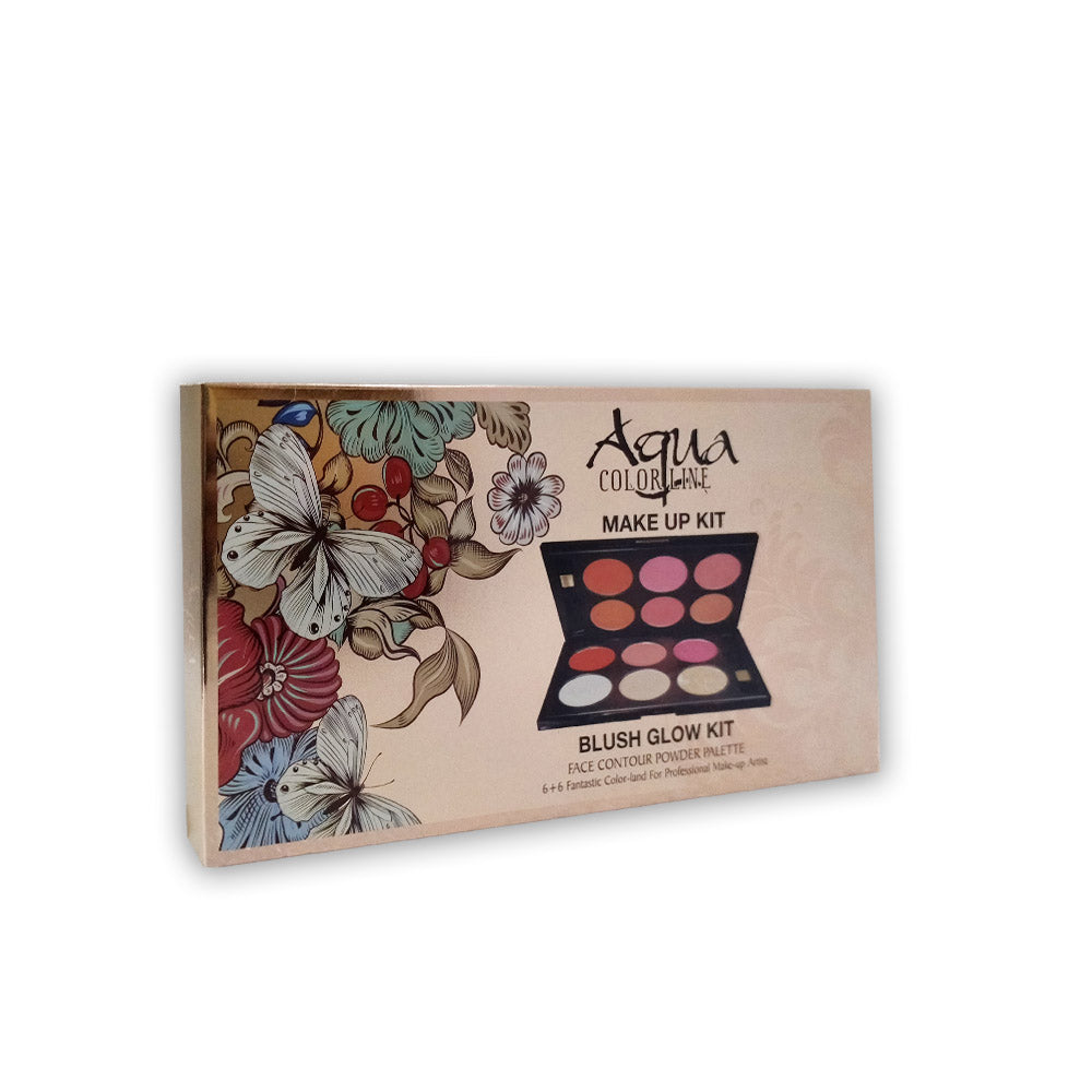 Aqua Color Line 6+6 Blush Glow & Contour Kit Aqua Color Line