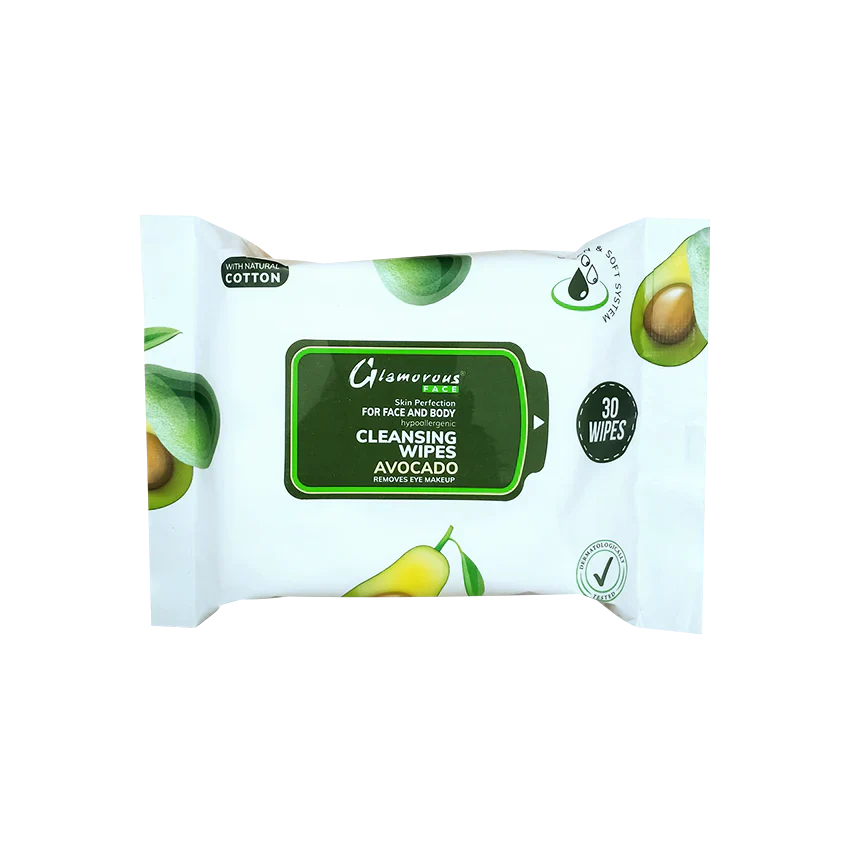 Glamorous Face Cleansing Makeup Remover Wipes 30 Pieces Glamorous Face