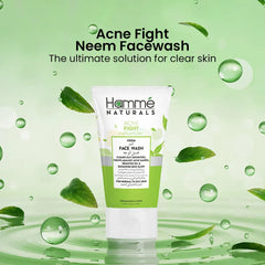 Hamme Natural Acne Fight Neem Face Wash 100ml Hamme