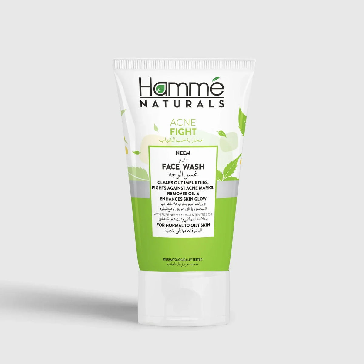 Hamme Natural Acne Fight Neem Face Wash 100ml Hamme