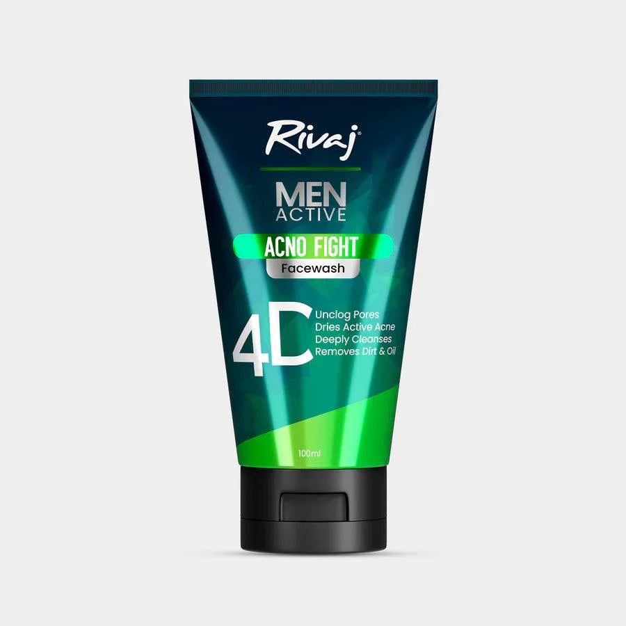 Rivaj Men Acno Fight Face Wash - 100ml Rivaj