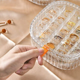 Elegant Transparent Crystal Portable Jewellery Box