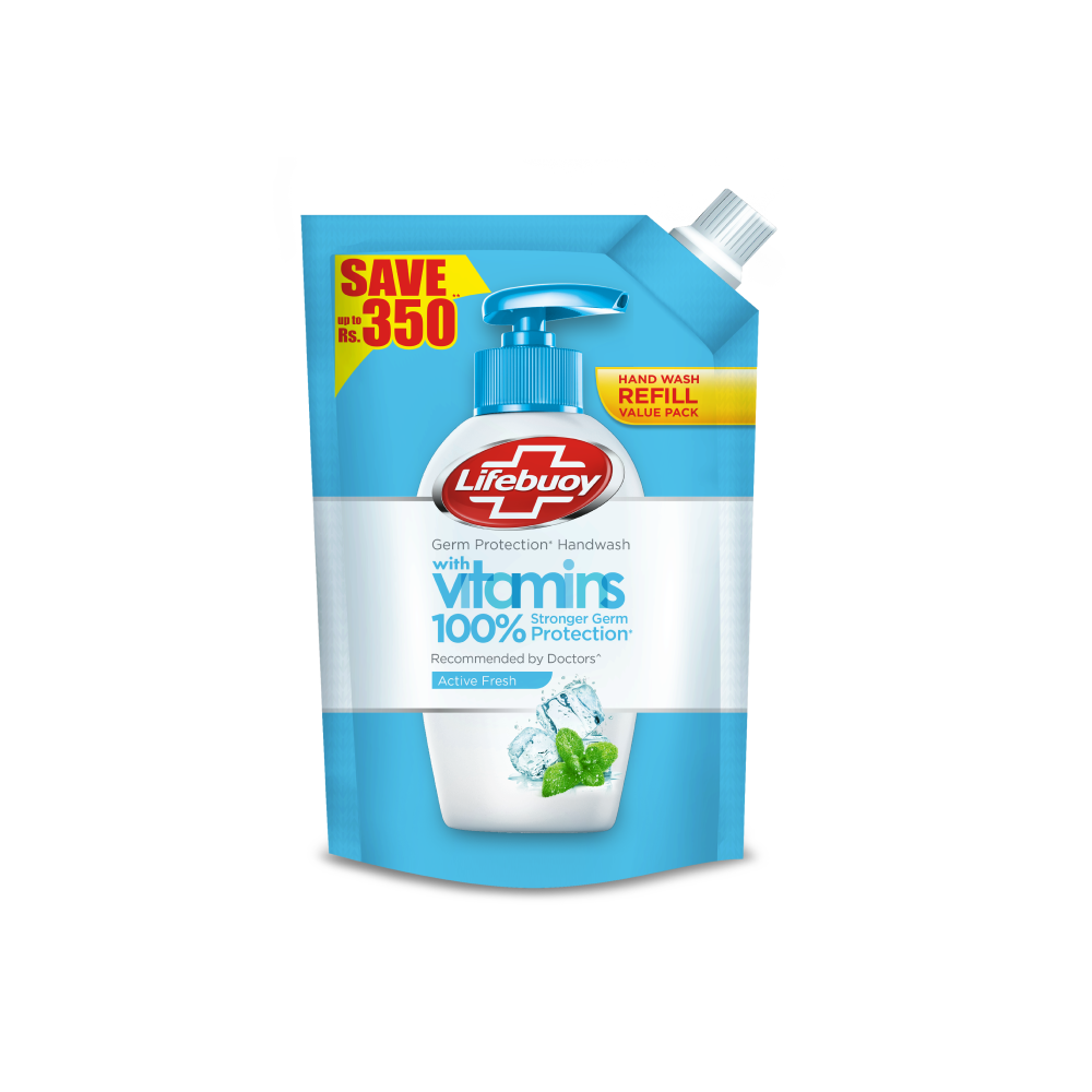 Lifebuoy Active Fresh With Vitamins Hand Wash 900ml Lifebuoy