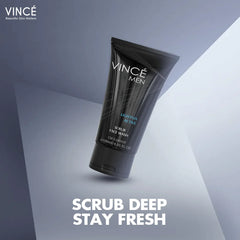 Vince Active Scrub Face Wash - 100ml Vince