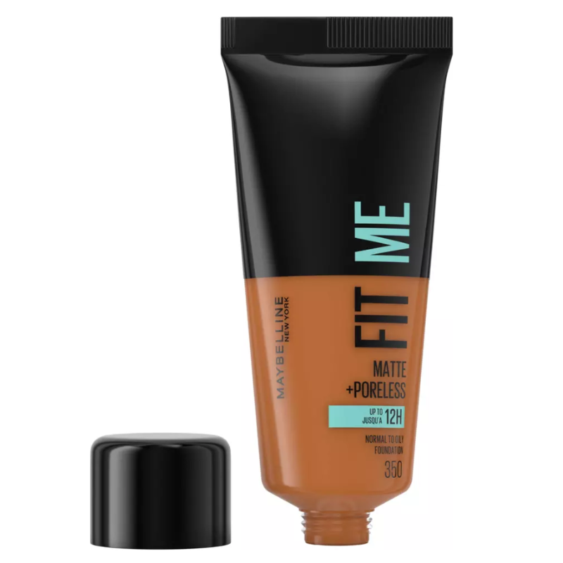 Original Maybelline Fit Me Foundation, Matte & Poreless, Full Coverage Blendable Normal to Oily Skin, 30ml Maybelline