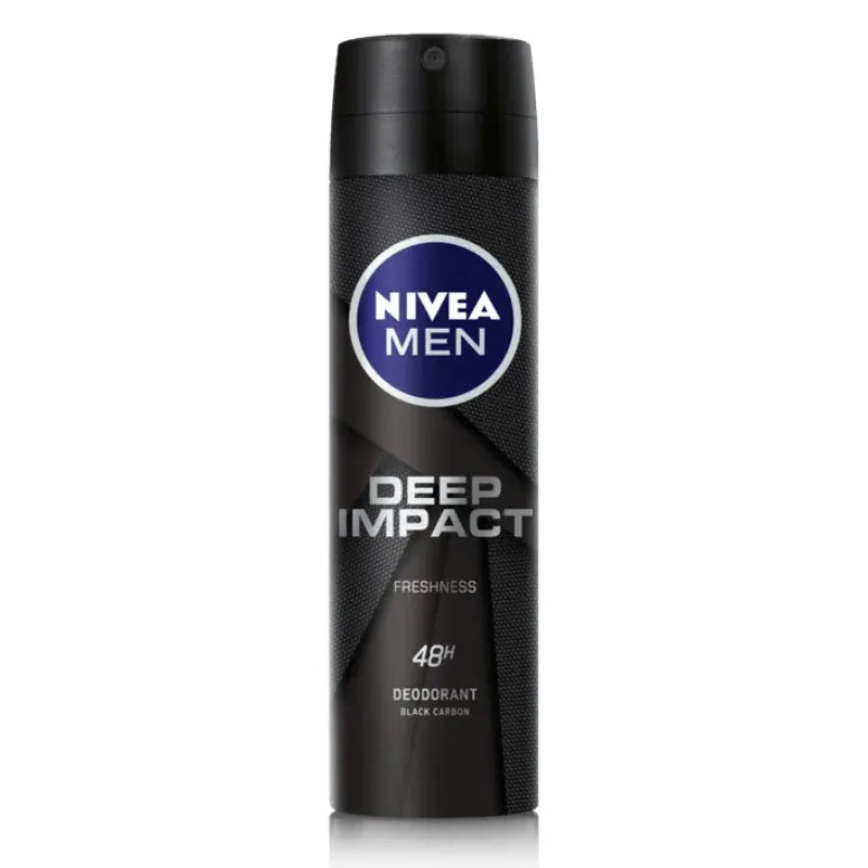 Nivea Men 48H Deep Dry & Clean Feel Anti-Perspirant Deodorant Body Spray - 150ml Nivea