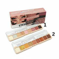Seven Cool 4D Diamond Eyeshadow Palette - 9 Colors Seven Cool