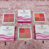 Miss Rose 4 in 1 Blush Palette
