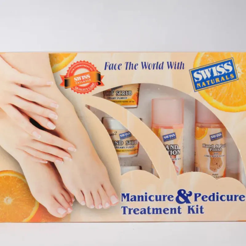 Swiss natural Menicure pedicure treatment kit Swiss natural