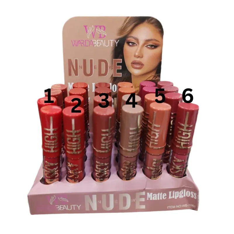 Warda Beauty Nude Matte Lip Gloss Warda Beauty