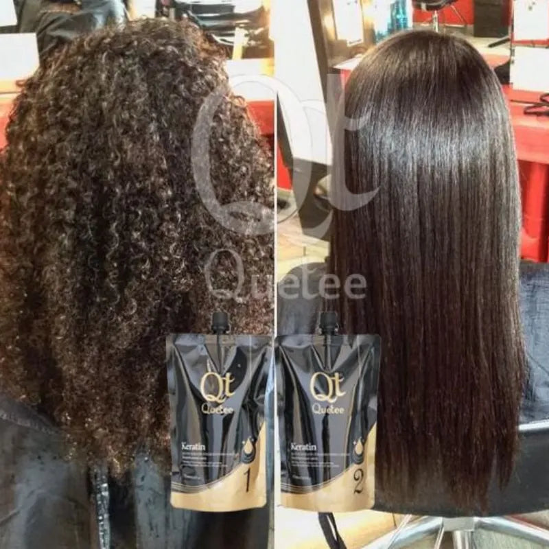 Quetee 2 Keratin Straightening Rebounding Kit 500ml Quetee