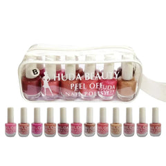 Huda Beauty Nail Paint Peel off - 12 Pcs Huda Beauty