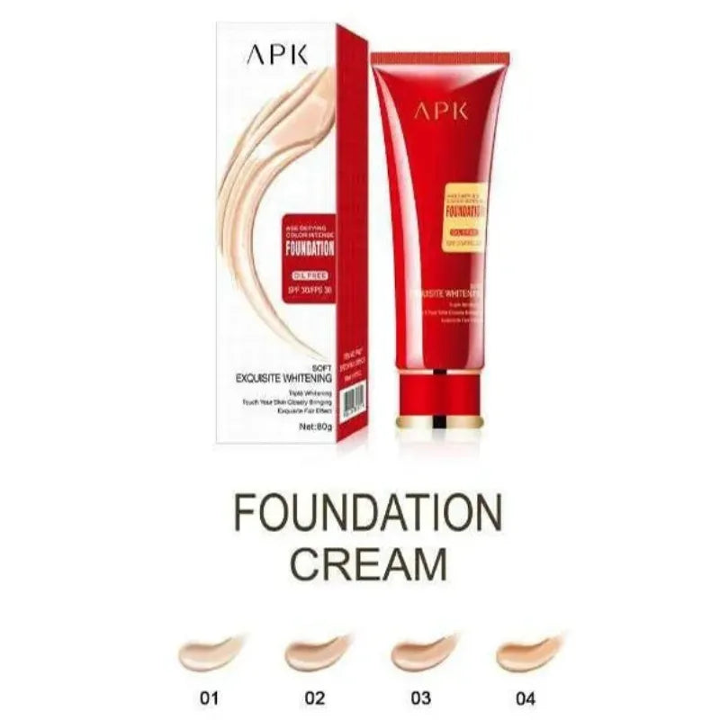 APK Cosmetics Full Cover Liquid Foundation SPF 30 - 80g APK