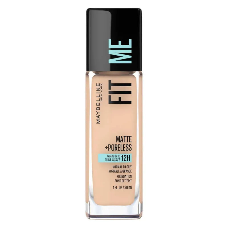 Original Maybelline New Fit Me Matte + Poreless Liquid Foundation Spf 22 30ml Maybelline