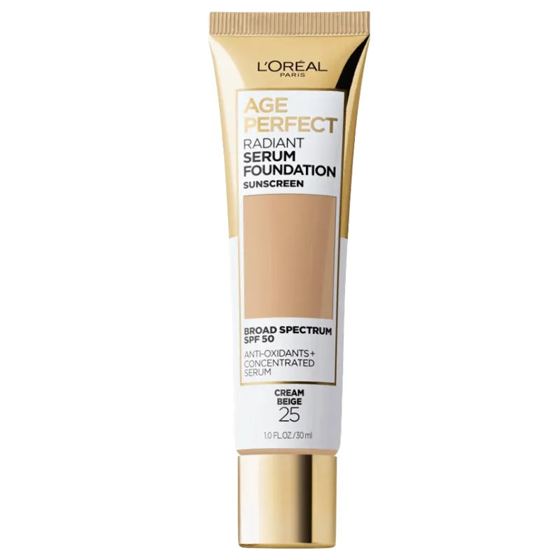 L'Oreal Paris Age Perfect Radiant Serum Foundation with SPF 50 - 30ml Loreal Paris