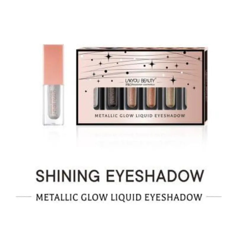 Lakyou Beauty Metallic Glow Liquid Eyeshadow - 6Pcs Lakyou Beauty