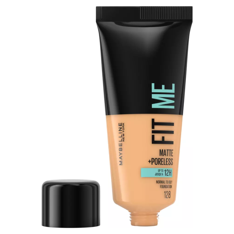 Original Maybelline Fit Me Foundation, Matte & Poreless, Full Coverage Blendable Normal to Oily Skin, 30ml Maybelline