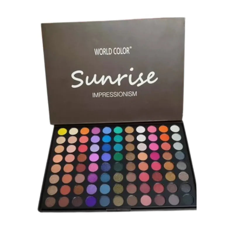 World Color Sunrise 88 Color Eyeshadow Palette World Color