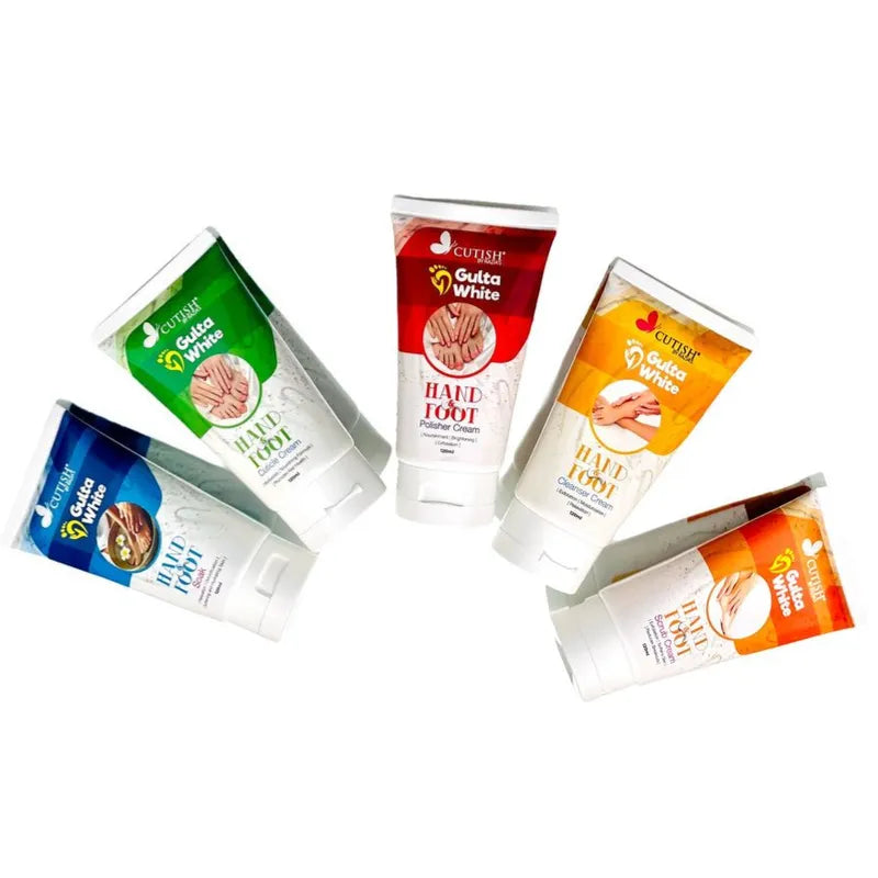 Cutish Manicure & Pedicure Kit (Each Tube 120ml) Cutish