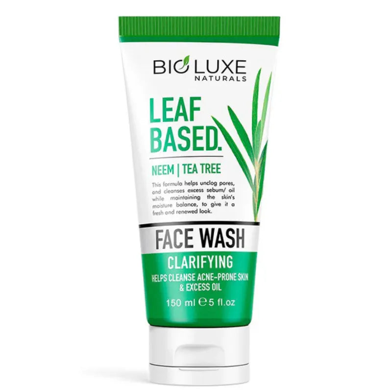Bioluxe Naturals Leaf-Based Face Wash 150ml Bioluxe Naturals