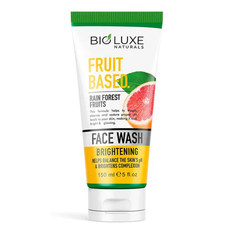 Bioluxe Naturals Fruit-Based Face Wash 150ml Bioluxe Naturals