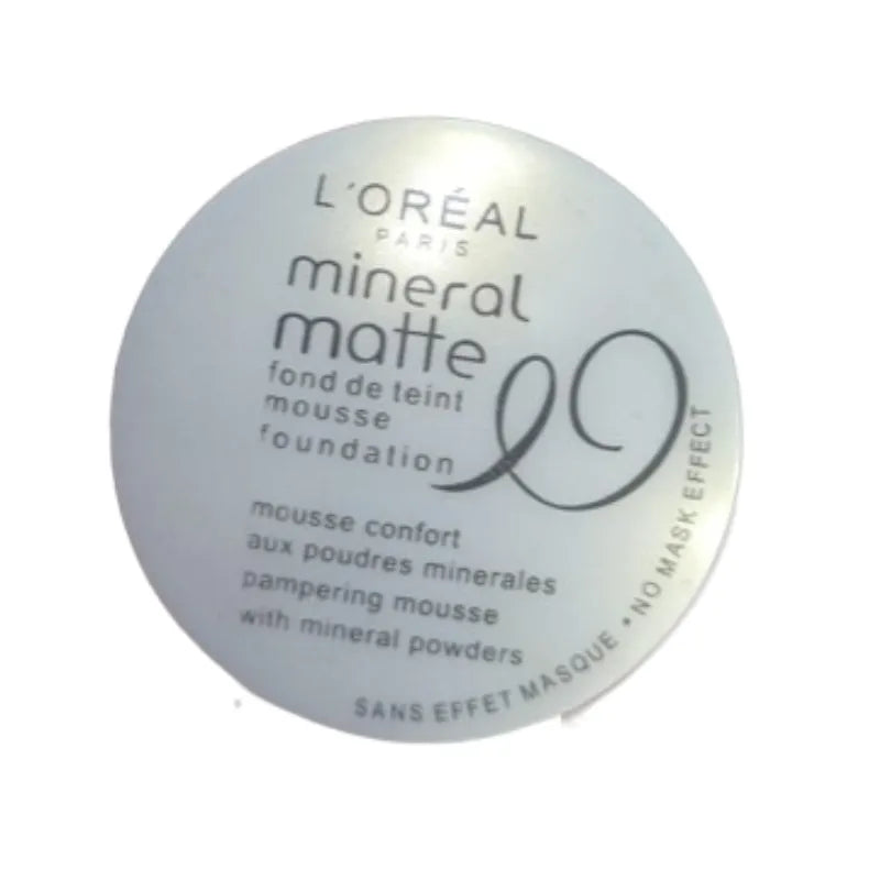 L'ORÉAL PARIS mineral matte fond de teint mousse foundation 18ml Loreal Paris
