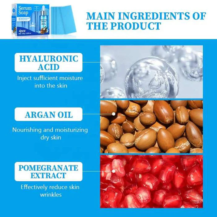 Aichun Beauty 4pcs Hyaluronic Acid Serum Moisturizing Face Body Aichun Beauty