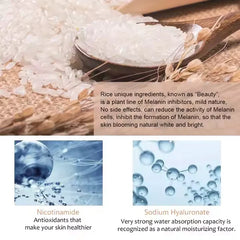 Aichun Beauty 5 Pieces Organic Rice Facial Skin Care Set Aichun Beauty