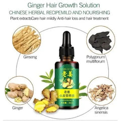 Aichun Beauty 7 Days Ginger Hair Growth Oil Serum For Damaged Hair Aichun Beauty