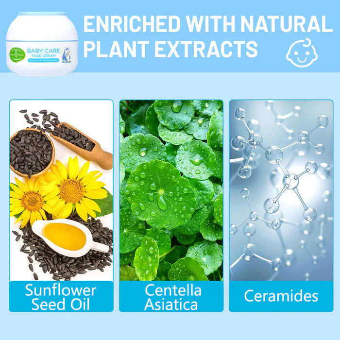 Aichun Beauty Moisturizing Baby Face Cream Sunflower Oil - 50g Aichun Beauty