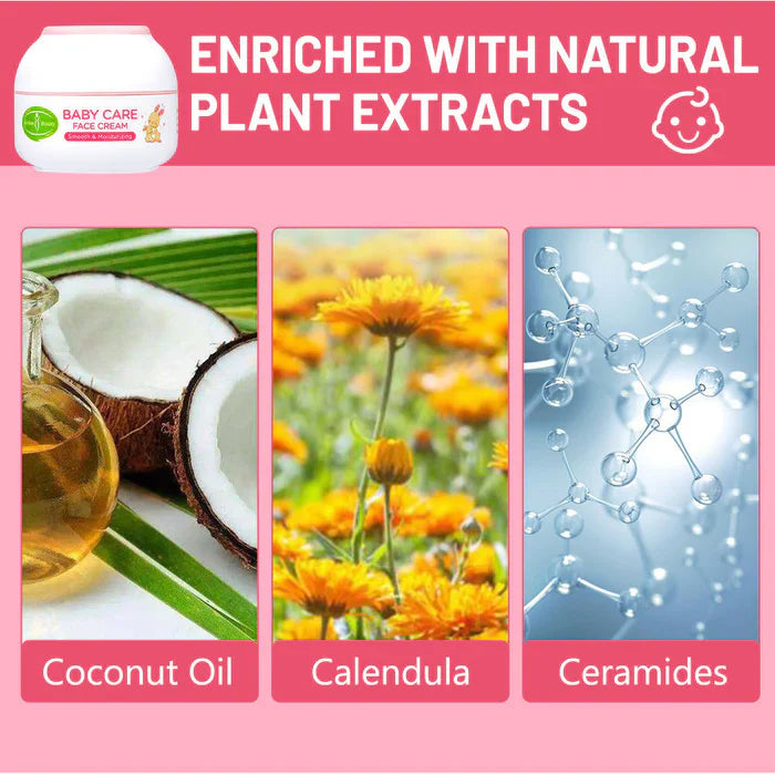 Aichun Beauty Natural Baby Moisturizing Facial Cream With Coconut Oil Aichun Beauty