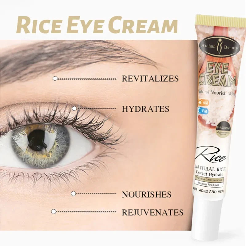Aichun Beauty Natural Rice Nourish Eye Cream 25g Aichun Beauty