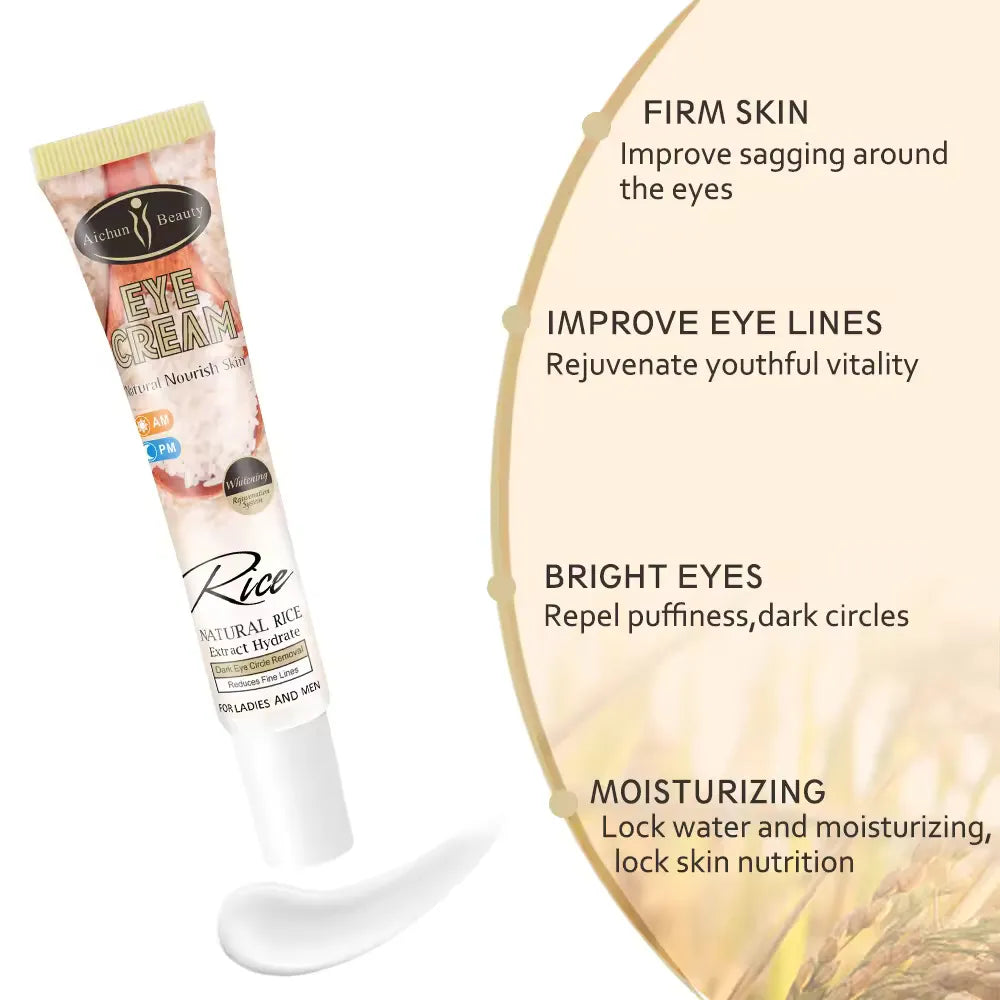 Aichun Beauty Natural Rice Nourish Eye Cream 25g Aichun Beauty