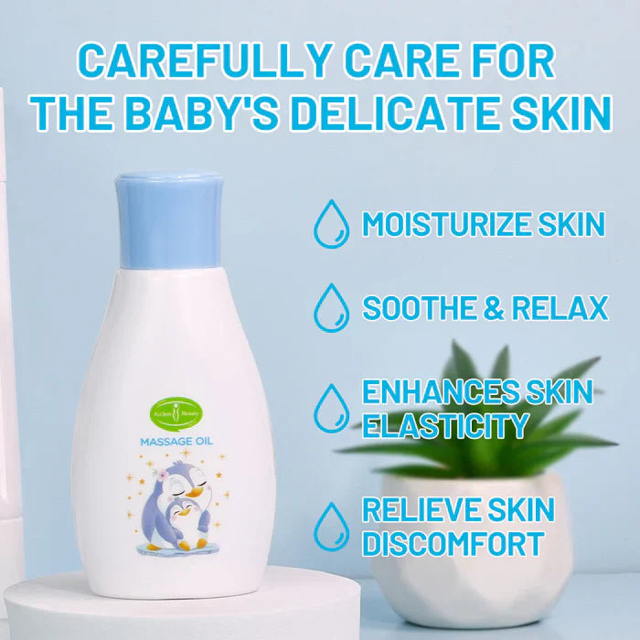 Aichun Beauty Vitamin E Extract Body Soothing Baby Massage Oil - 100ml Aichun Beauty
