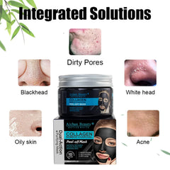Aichun beauty Collagen Bamboo Charcoal Vegan Peel-Off Facial Mask Aichun Beauty