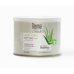 erma Shine Brazilian Wax with Aloe Vera - 400g Derma Shine
