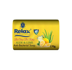 Relax Aloe and Lime Anti-Bacterial Soap  - 170gm Relax