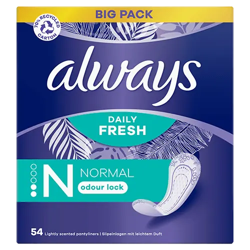 Always Daily Fresh Normal - 54Pcs Always