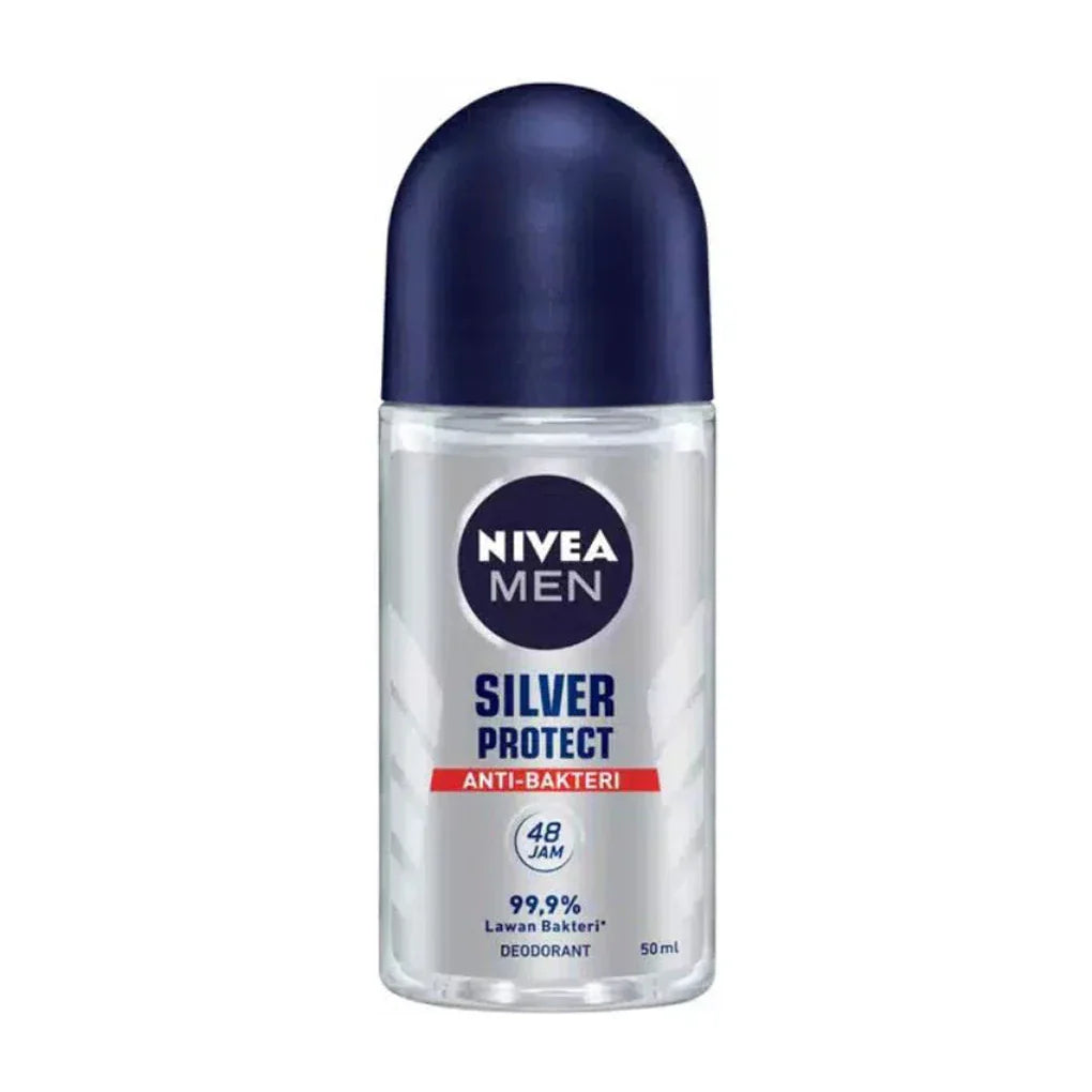 Nivea Men Silver Protect Anti-Bacterial Roll On - 50ml Nivea