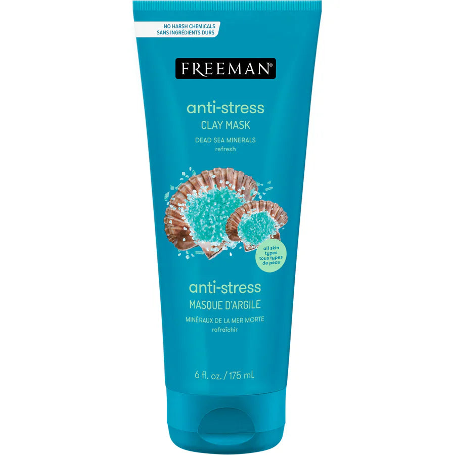 Freeman Anti-Stress Dead Sea Minerals Clay Mask 75ml Freeman