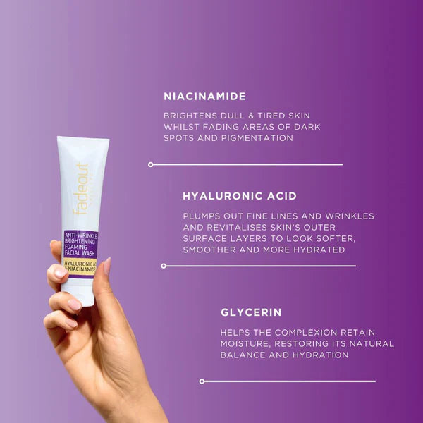 Fade Out Anti-Wrinkle Brightening Facial Wash - 100ml Fade Out