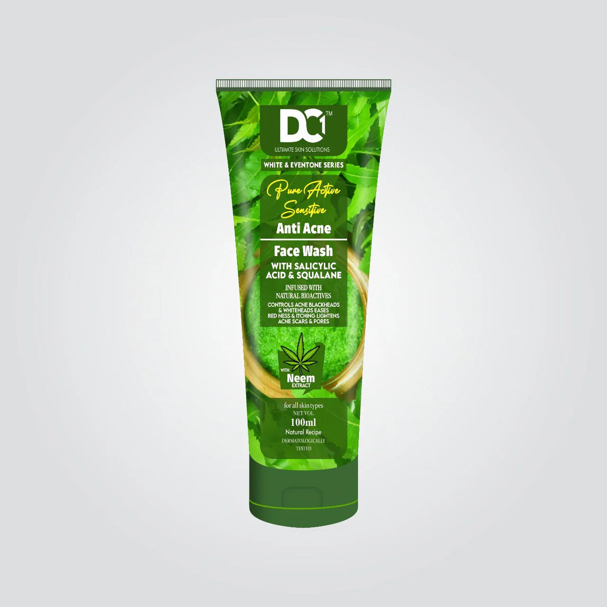 DC Ultimate Facial Series Anti Acne With Neem Extract Face Wash 100ml DC1