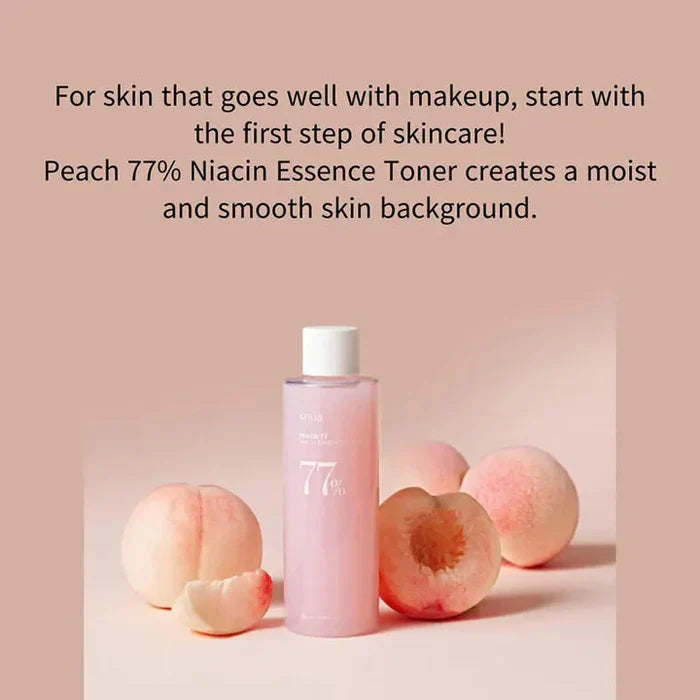 Anua Peach 77 Niacin Essence Toner - 250ml (Made In Korea) Anua