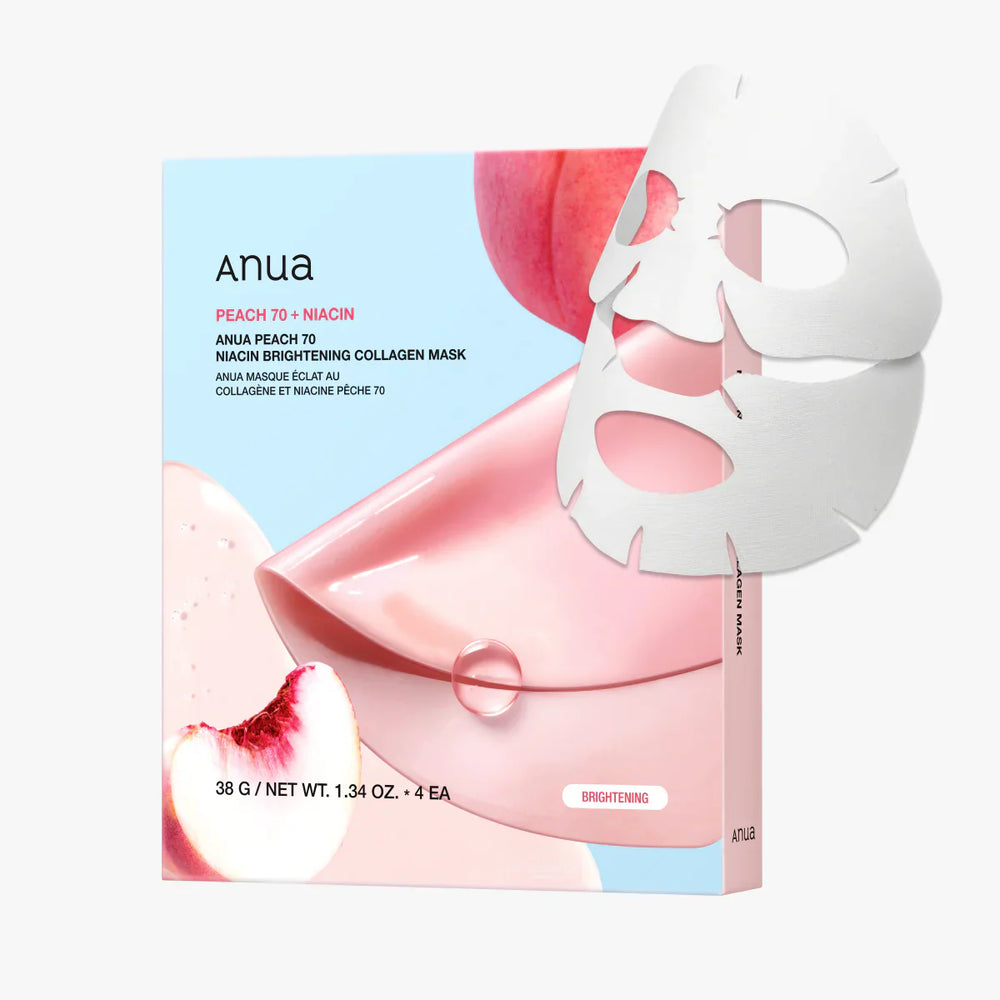 Anua Peach 70 Niacin Brightening Collagen Mask 38g Anua